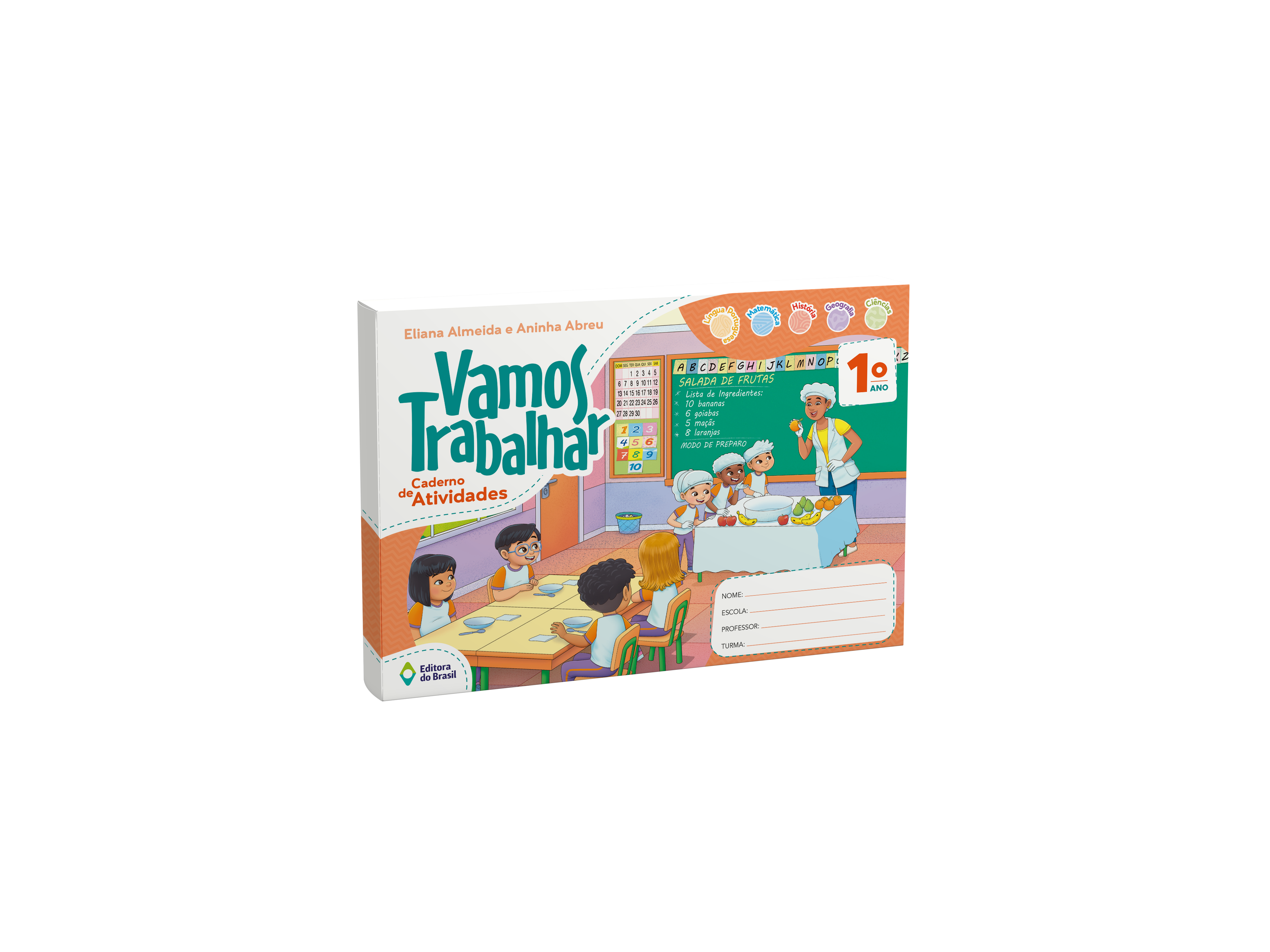 VAMOS TRABALHAR CADERNO DE ATIVIDADES - 1º ANO